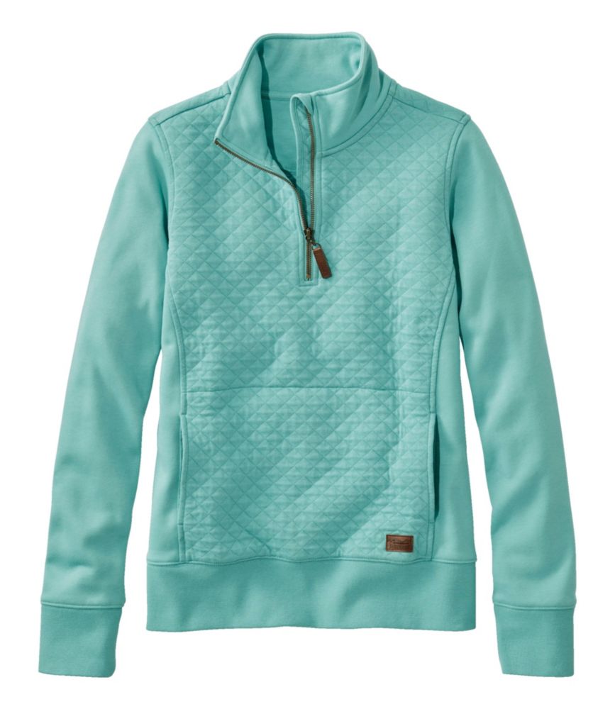 Women's Quilted Quarter-Zip Pullover