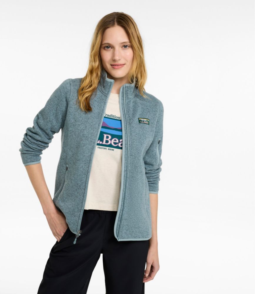 Women's L.L.Bean Sweater Fleece Full-Zip Jacket