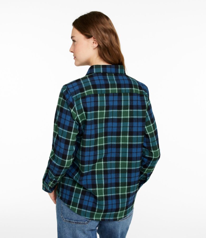 Women's Scotch Plaid Flannel Shirt, Relaxed