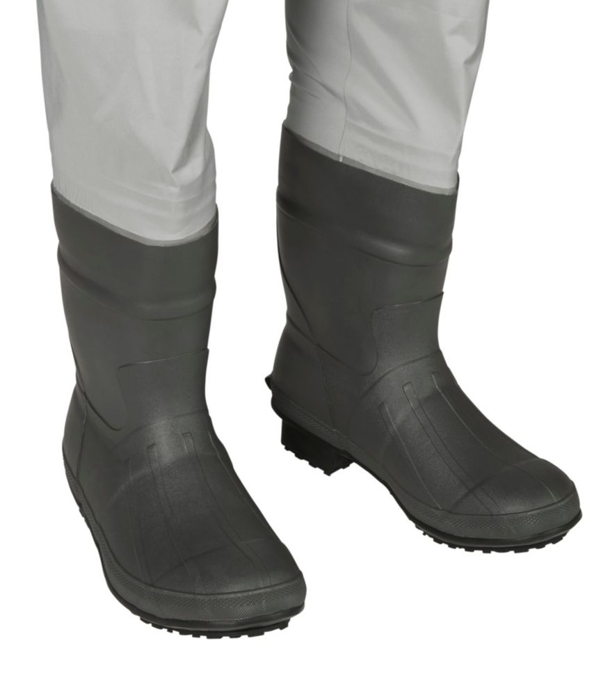 Men's Double L Stretch Boot Foot Waders with Super Seam, Graystone, small image number 3