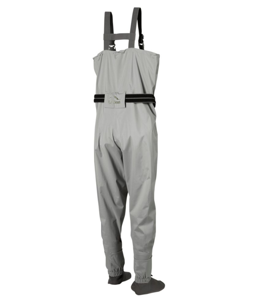 Men's Double L Stretch Stockingfoot Waders, Graystone, small image number 2