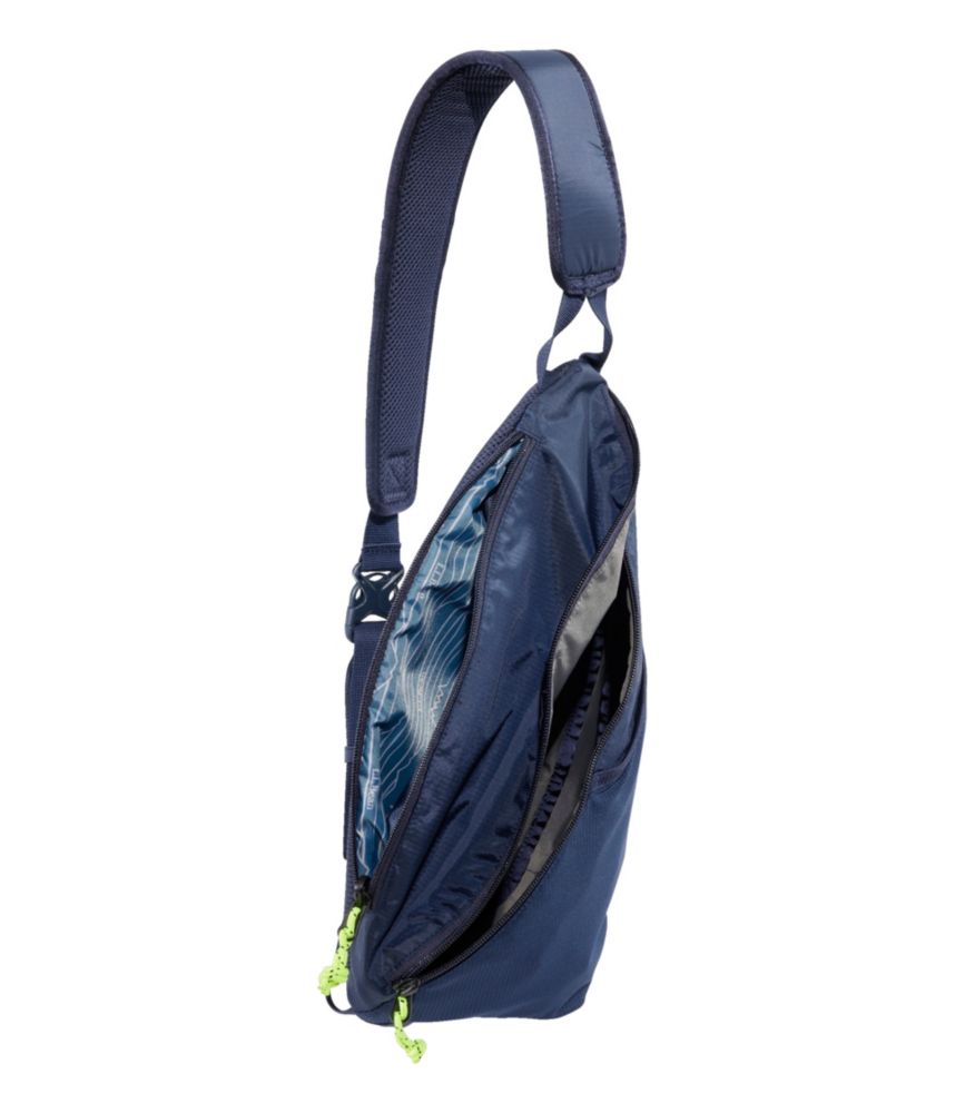 L.L.Bean Stowaway Sling Pack, Bright Navy, small image number 3