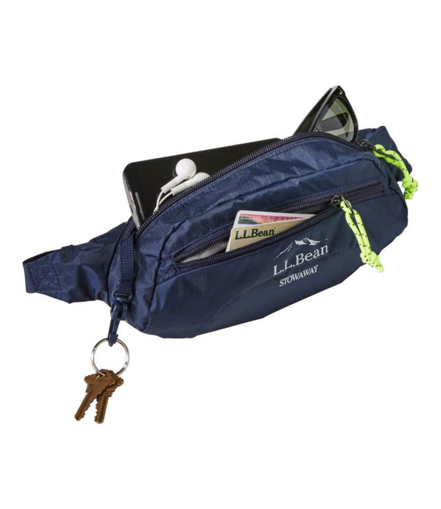 L.L.Bean Stowaway Hip Pack, Currant, small image number 4