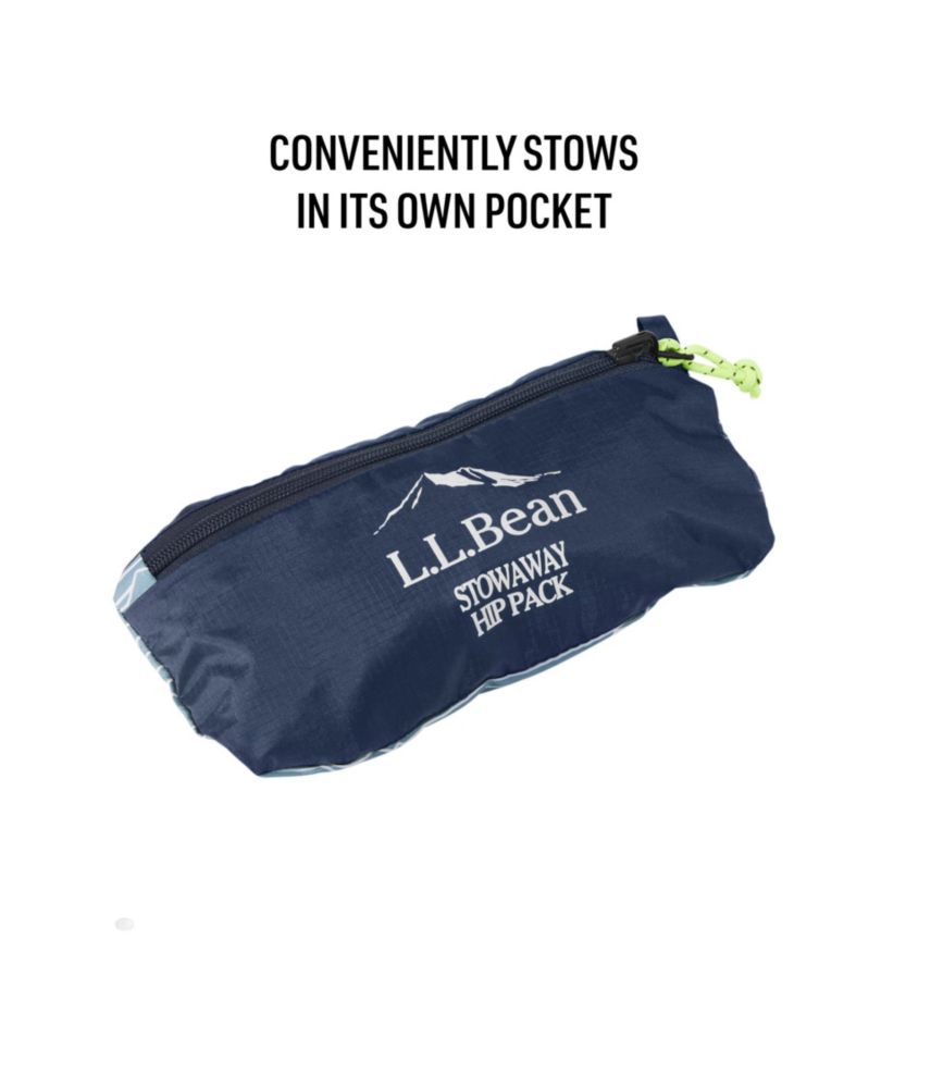 L.L.Bean Stowaway Hip Pack, Currant, small image number 5