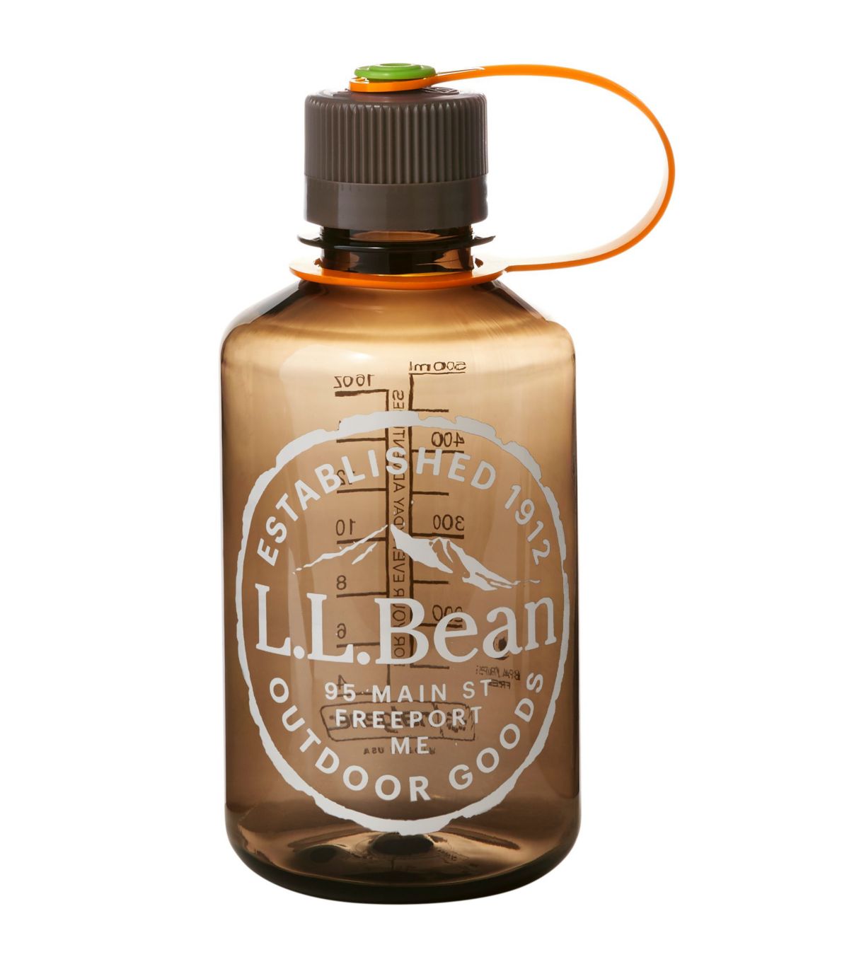 Nalgene Narrow Mouth Water Bottle with L.L.Bean Logo, Print 16 oz.