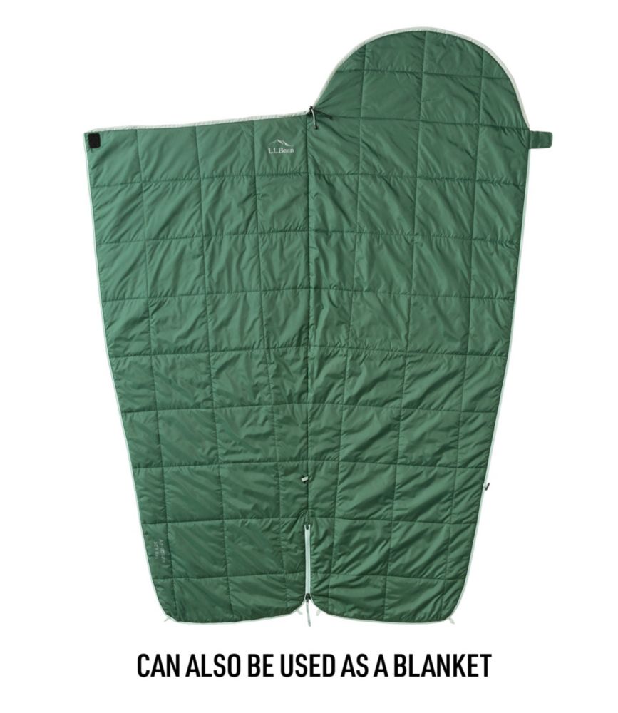 Adults' L.L.Bean Adventure 50 Sleeping Bag, Camp Green, small image number 3