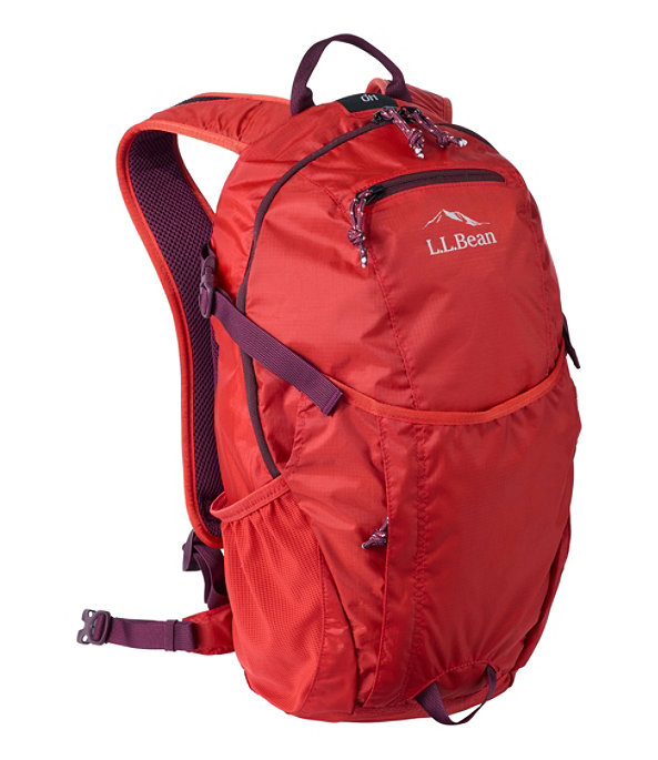 L.L.Bean Stowaway Pack , Orange Red, large image number 0