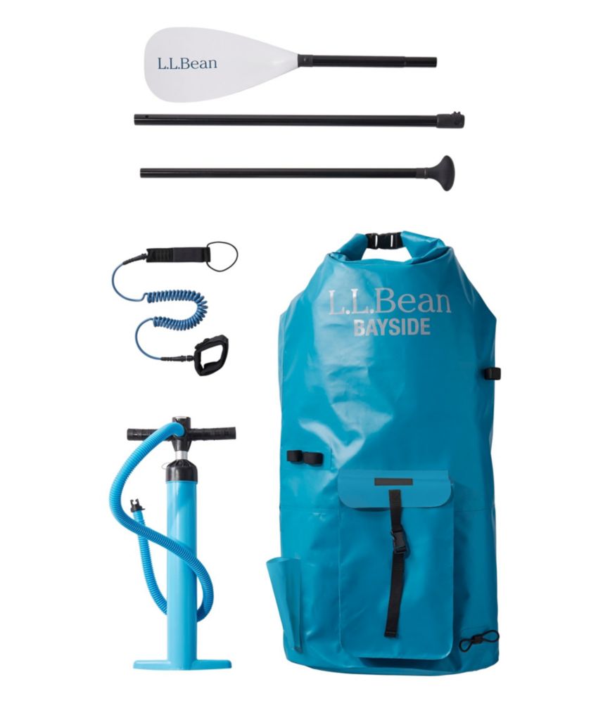 L.L.Bean Bayside Inflatable StandUp Paddleboard Package, 10' Stand