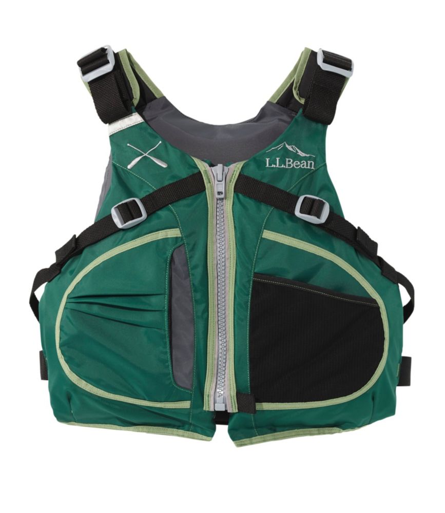 Men's L.L.Bean Breathable Highback PFD, Hunter Green, small image number 1