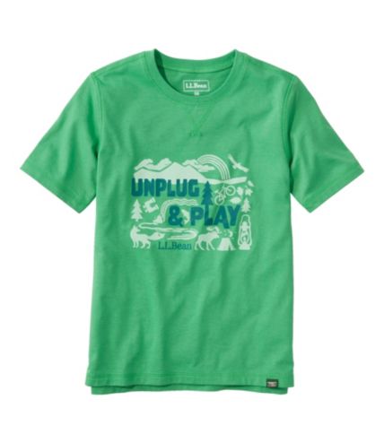 Kids' Organic Short-Sleeve Tee | Tops at L.L.Bean