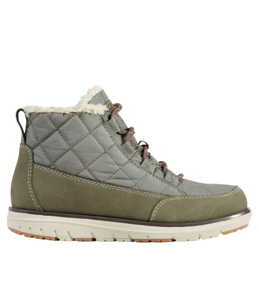 Women s Mountain Lodge Ankle Boots Quilted PrimaLoft Boots at