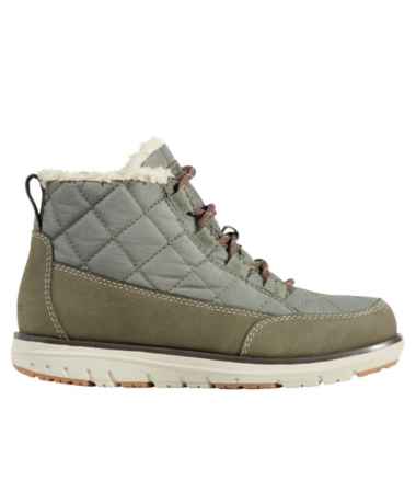 Women's Mountain Lodge Ankle Boots, Quilted PrimaLoft