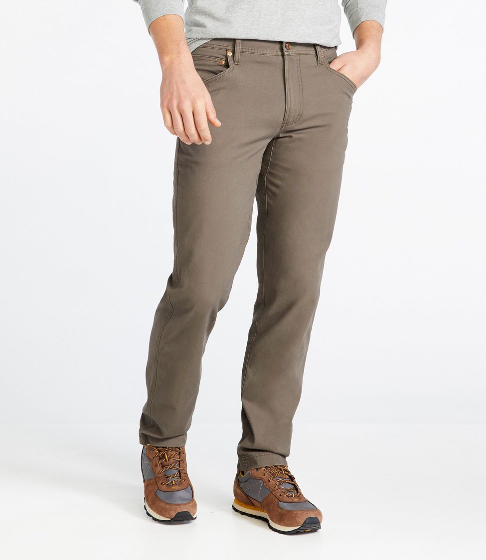 Men's BeanFlex® Canvas Five-Pocket Pants, Standard Fit at L.L. Bean