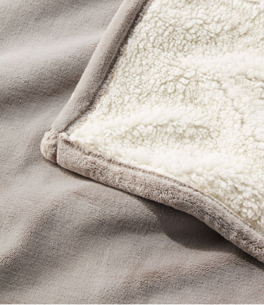 Wicked Plush Sherpa Throw, Extra-Large, Woodsmoke, large image number 2