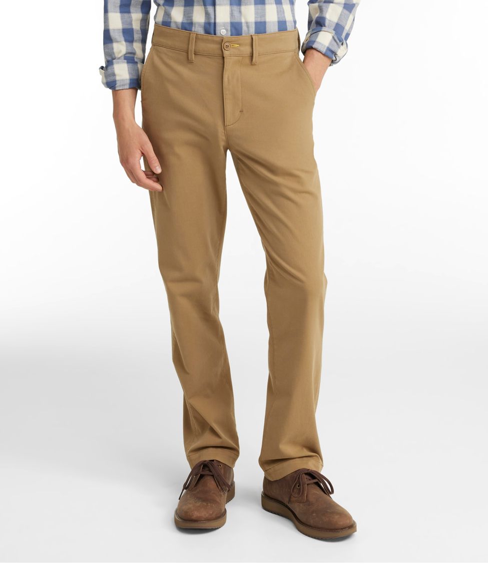 Men's Comfort Stretch Chino Pants, Standard Fit, Straight Leg at