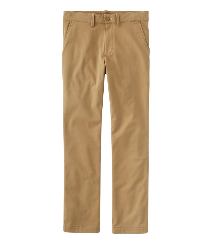 Men's Comfort Stretch Chino Pants, Standard Fit, Straight Leg, Walnut, small image number 1