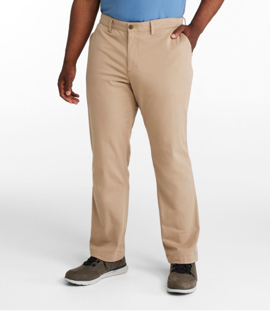 Men's Comfort Stretch Chino Pants, Standard Fit, Straight Leg Pants