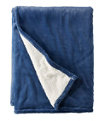 Wicked Plush Sherpa Throw, Large, Deep Blue, small image number 0