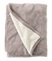 Wicked Plush Sherpa Throw, Large, Woodsmoke, small image number 0