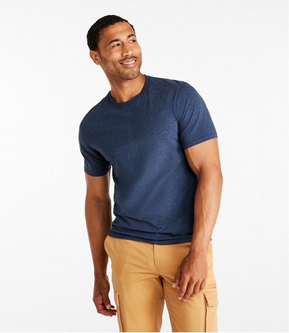 Men's Comfort Stretch Pima Tee Shirt, Short-Sleeve