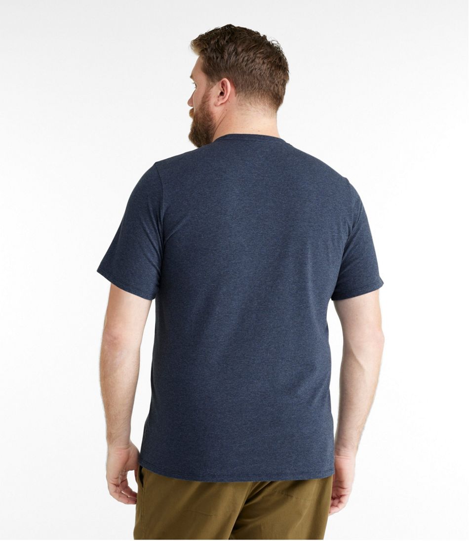 Men's Comfort Stretch Pima Tee Shirt, Short-Sleeve