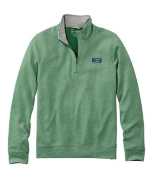 Men's Comfort Stretch Piqué Quarter Zip Pullover, Long-Sleeve