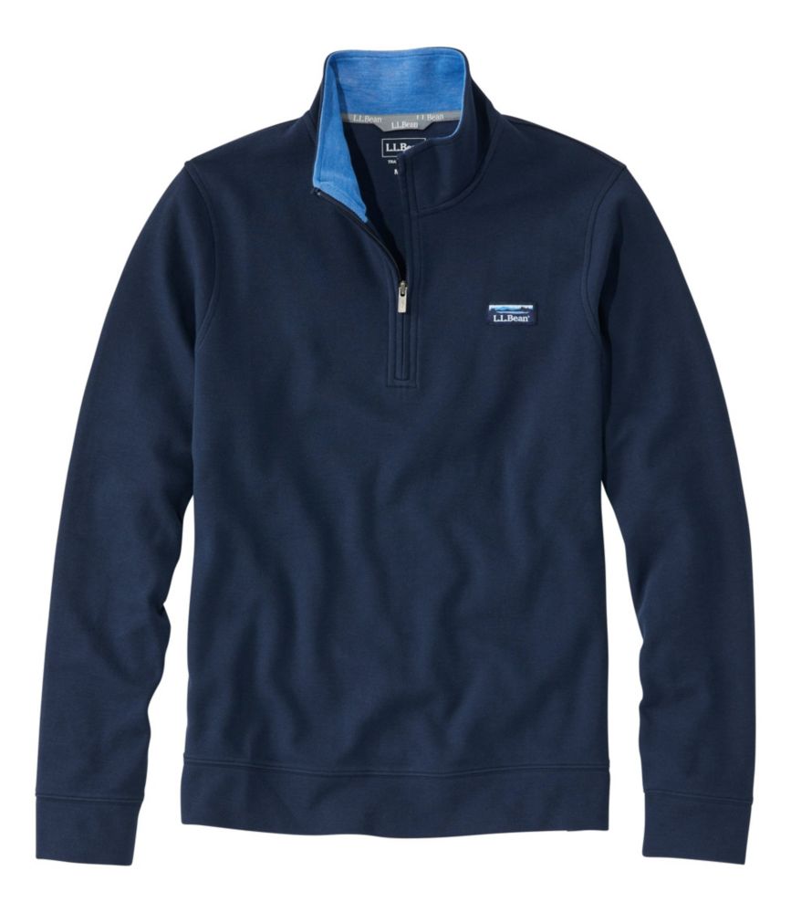 Men's Comfort Stretch Piqué Quarter Zip Pullover, Long-Sleeve | Sweatshirts  & Fleece at L.L.Bean