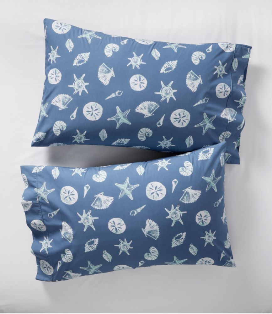 Seashell Percale Sheet Collection, Moonlight Blue, small image number 3