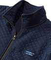 Quilted Sweatshirt Full-Zip, Classic Navy, small image number 5
