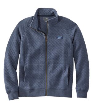 Men's L.L.Bean Quilted Sweatshirt, Full-Zip