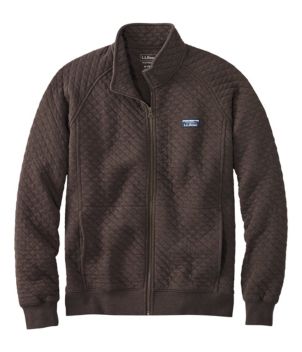 Men's L.L.Bean Quilted Sweatshirt, Full-Zip