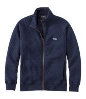 Men's L.L.Bean Quilted Sweatshirt, Full-Zip | Sweatshirts & Fleece