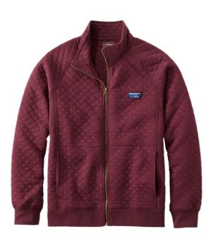 Men's L.L.Bean Quilted Sweatshirt, Full-Zip