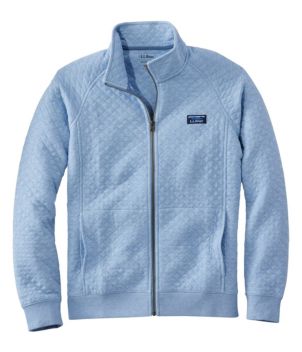 Men's L.L.Bean Quilted Sweatshirt, Full-Zip