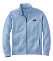 Quilted Sweatshirt Full-Zip, Surf Blue Heather, small image number 0