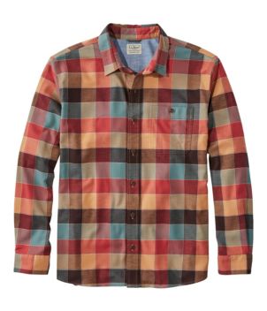 Men's BeanFlex® All-Season Flannel Shirt, Traditional Untucked Fit, Long-Sleeve