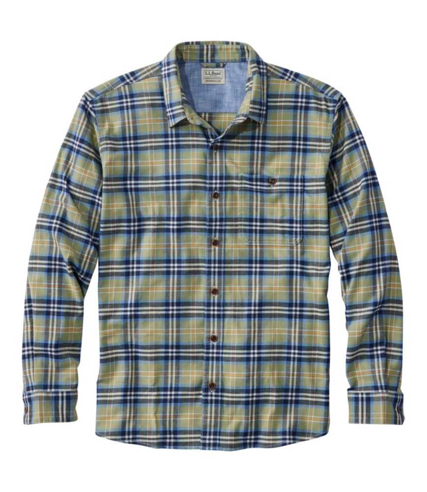 Men's BeanFlex® All-Season Flannel Shirt, Traditional Untucked Fit, Long-Sleeve