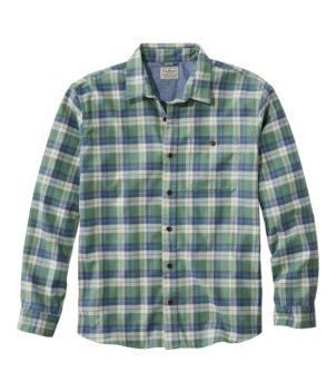 Men's BeanFlex All-Season Flannel Shirt, Traditional Untucked Fit, Long-Sleeve