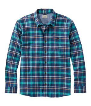 Men's BeanFlex® All-Season Flannel Shirt, Traditional Untucked Fit, Long-Sleeve