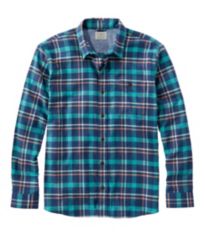 Men's Scotch Plaid Flannel Shirt, Slim Fit