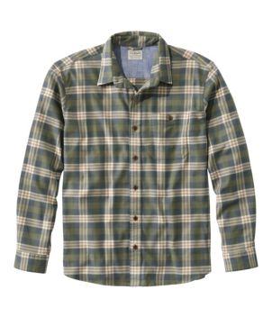 Men's BeanFlex All-Season Flannel Shirt, Traditional Untucked Fit, Long-Sleeve