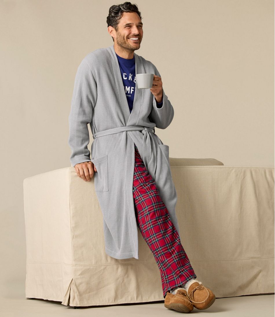 Men's Comfort Waffle Robe, Unlined | Robes at L.L.Bean