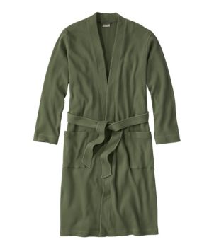 Men's Comfort Waffle Robe, Unlined