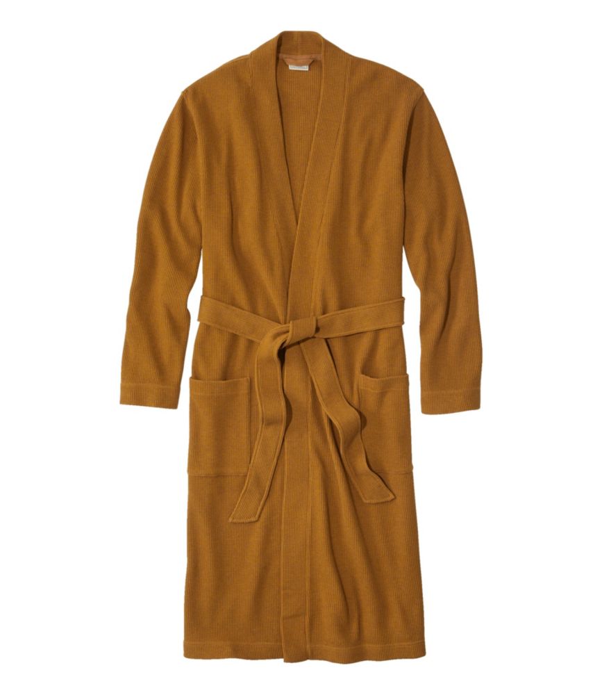 Men's Comfort Waffle Robe, Unlined