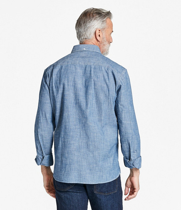 Comfort Stretch Chambray Shirt, , large image number 2