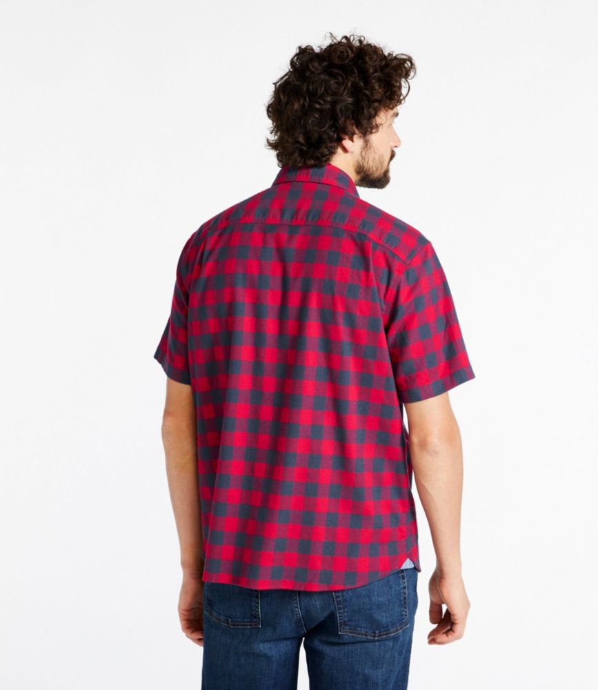 men's flannel short sleeve shirts & tops