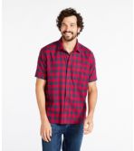 Men's BeanFlex® All-Season Flannel Shirt, Traditional Untucked Fit, Short-Sleeve