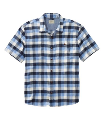 Men's BeanFlex All-Season Flannel Shirt, Traditional Untucked Fit ...