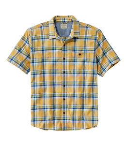 Men's BeanFlex All-Season Flannel Shirt, Traditional Untucked Fit, Short-Sleeve