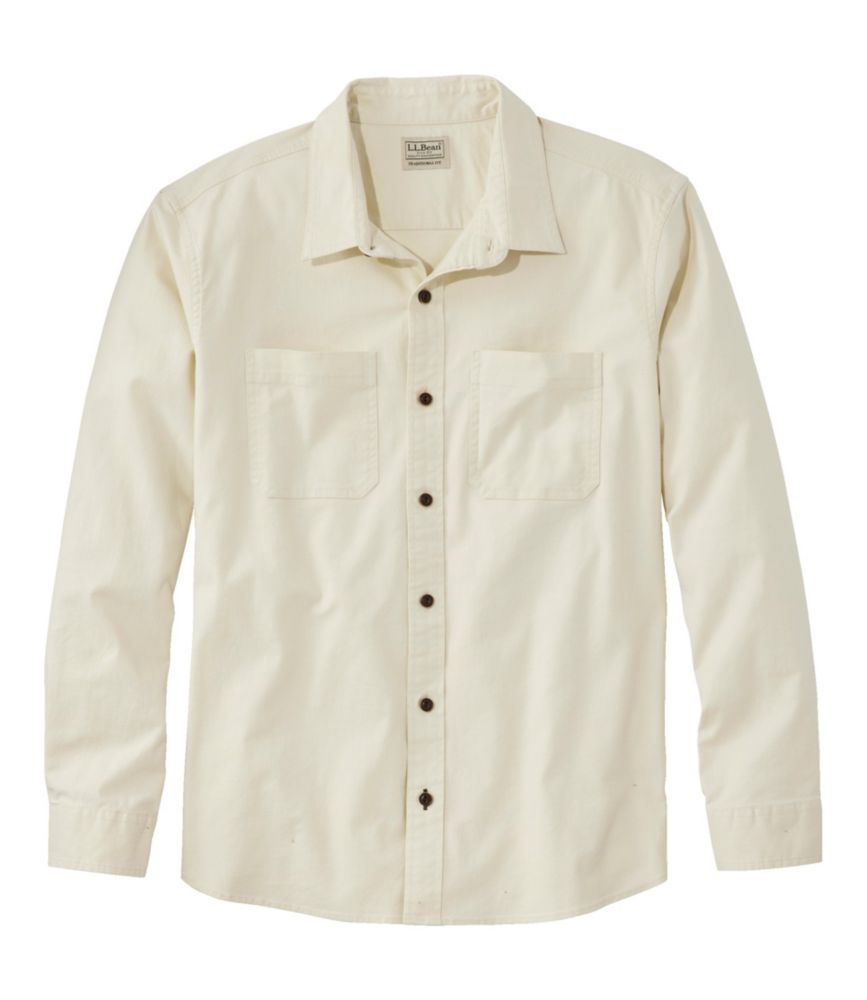 Men's BeanFlex® Twill Shirt, Traditional Untucked Fit, Long-Sleeve